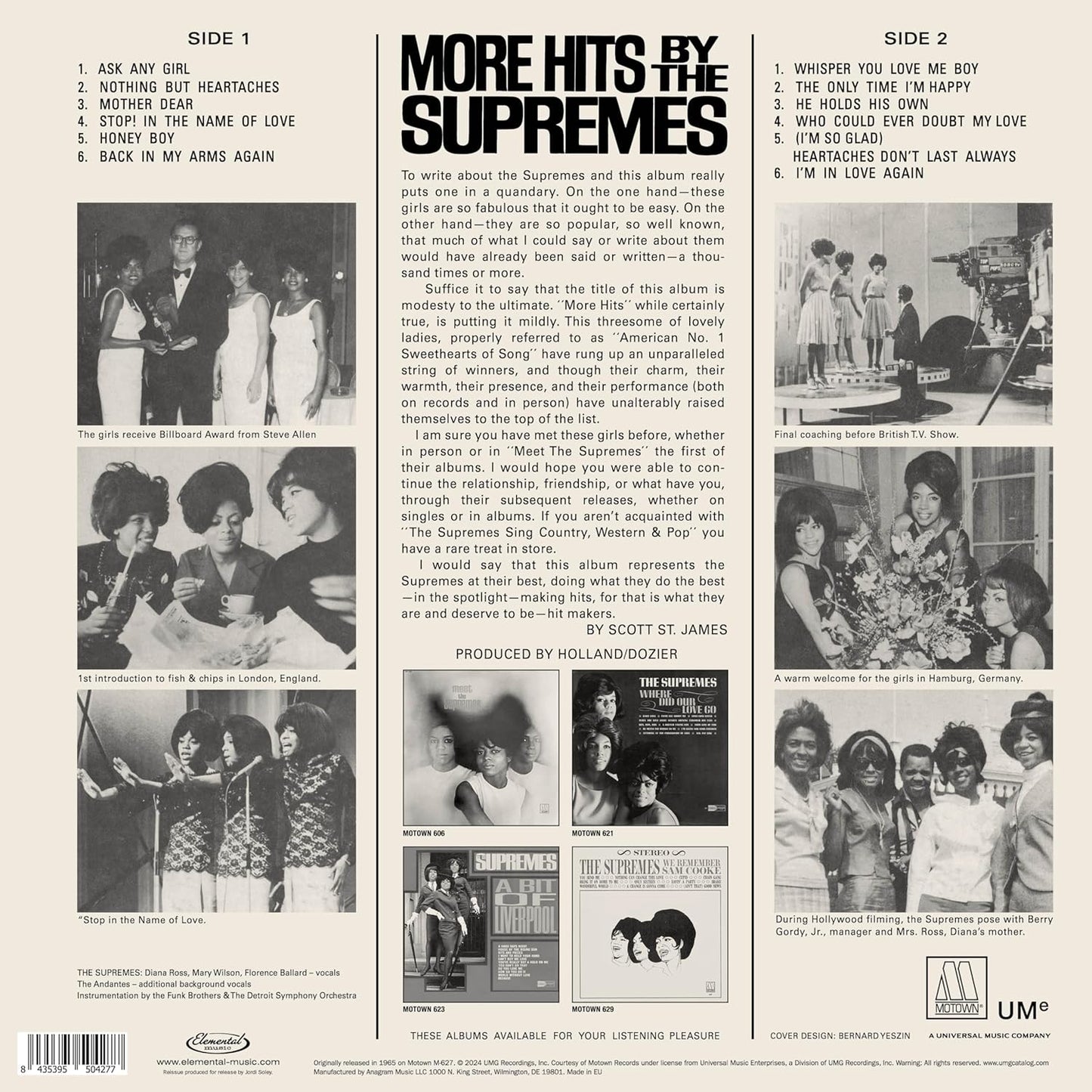 More Hits By The Supremes