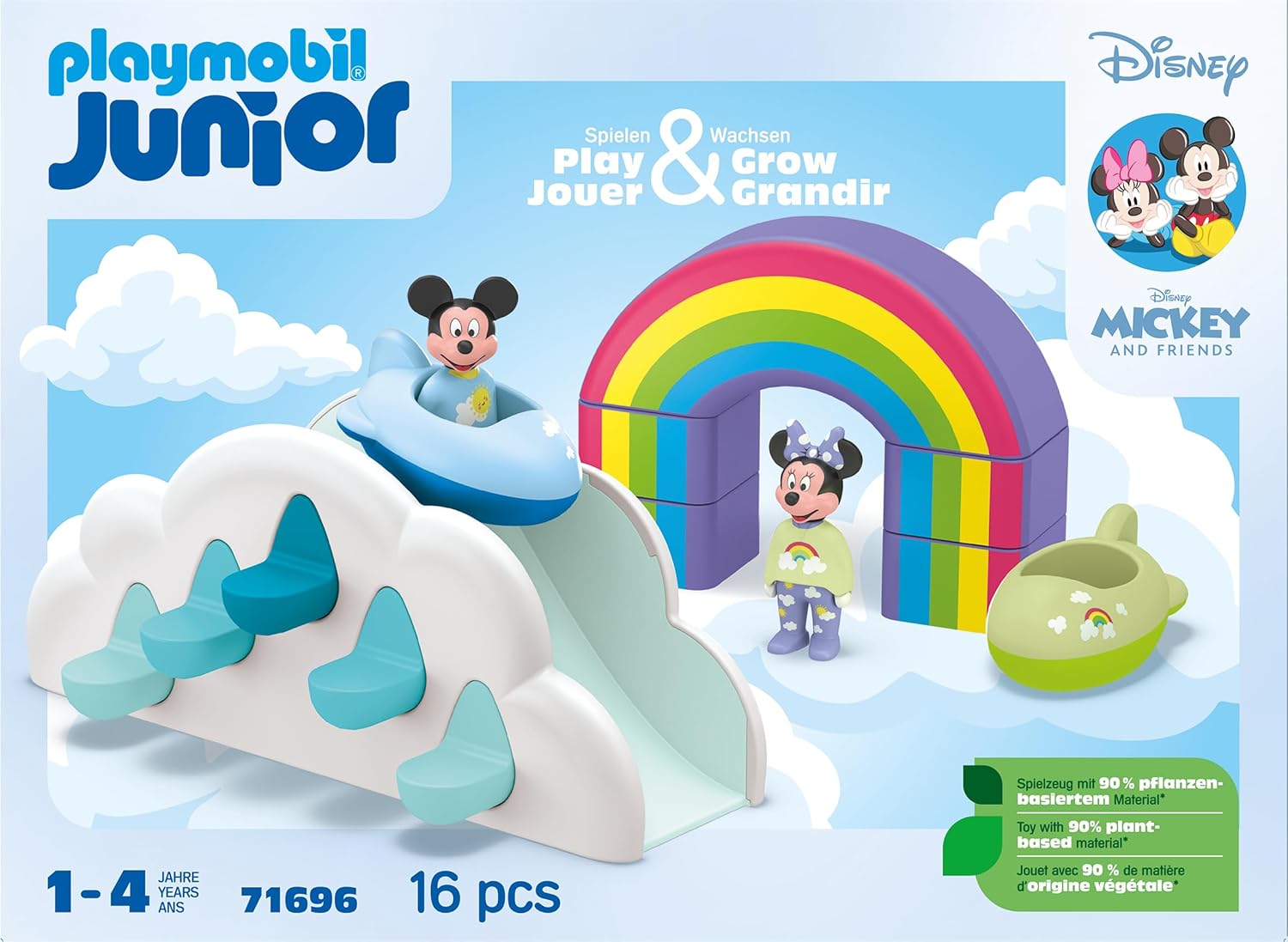 Playmobil Junior & Disney 71696: Mickey, Minnie en het huis in de wolken