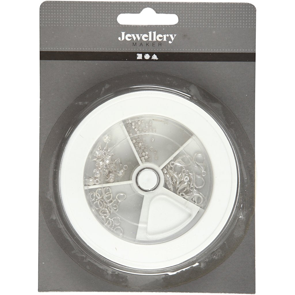 Assortimento di gioielli, placcato argento, SP, 1 set