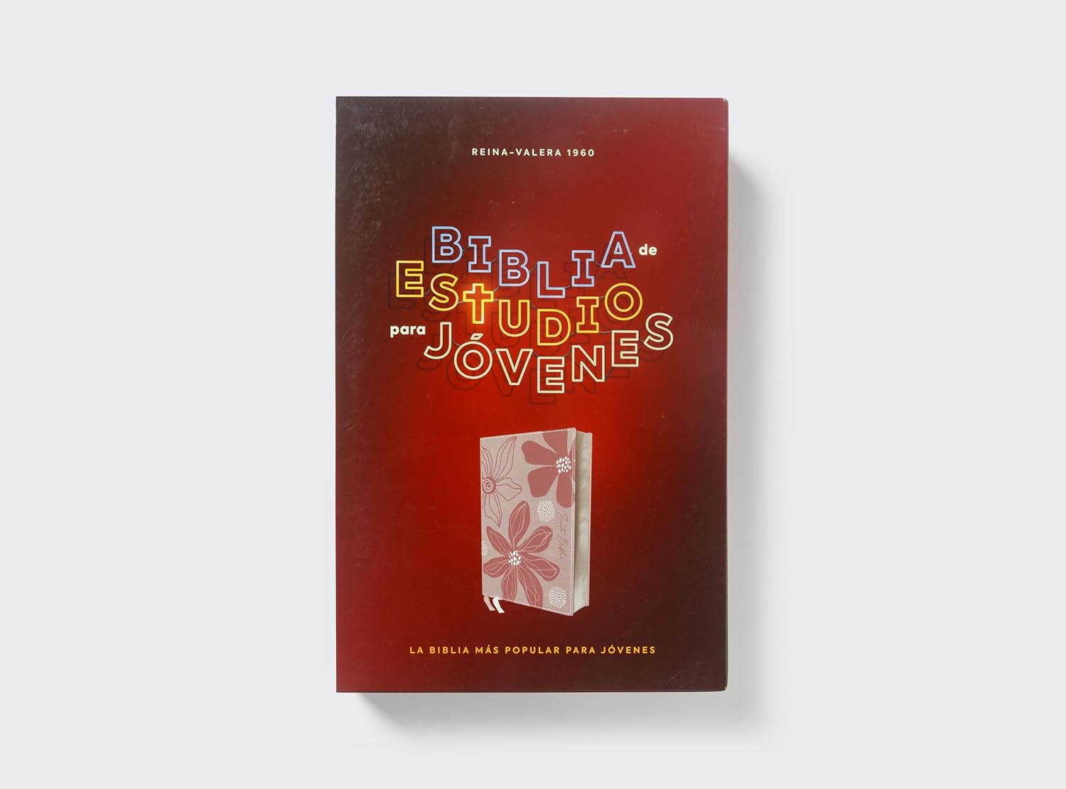 RVR60, Biblia de Estudio para Jóvenes Adolescentes, Leathersoft, Oro Rosa, Palabras de Jesús en Rojo, Comfort Print
