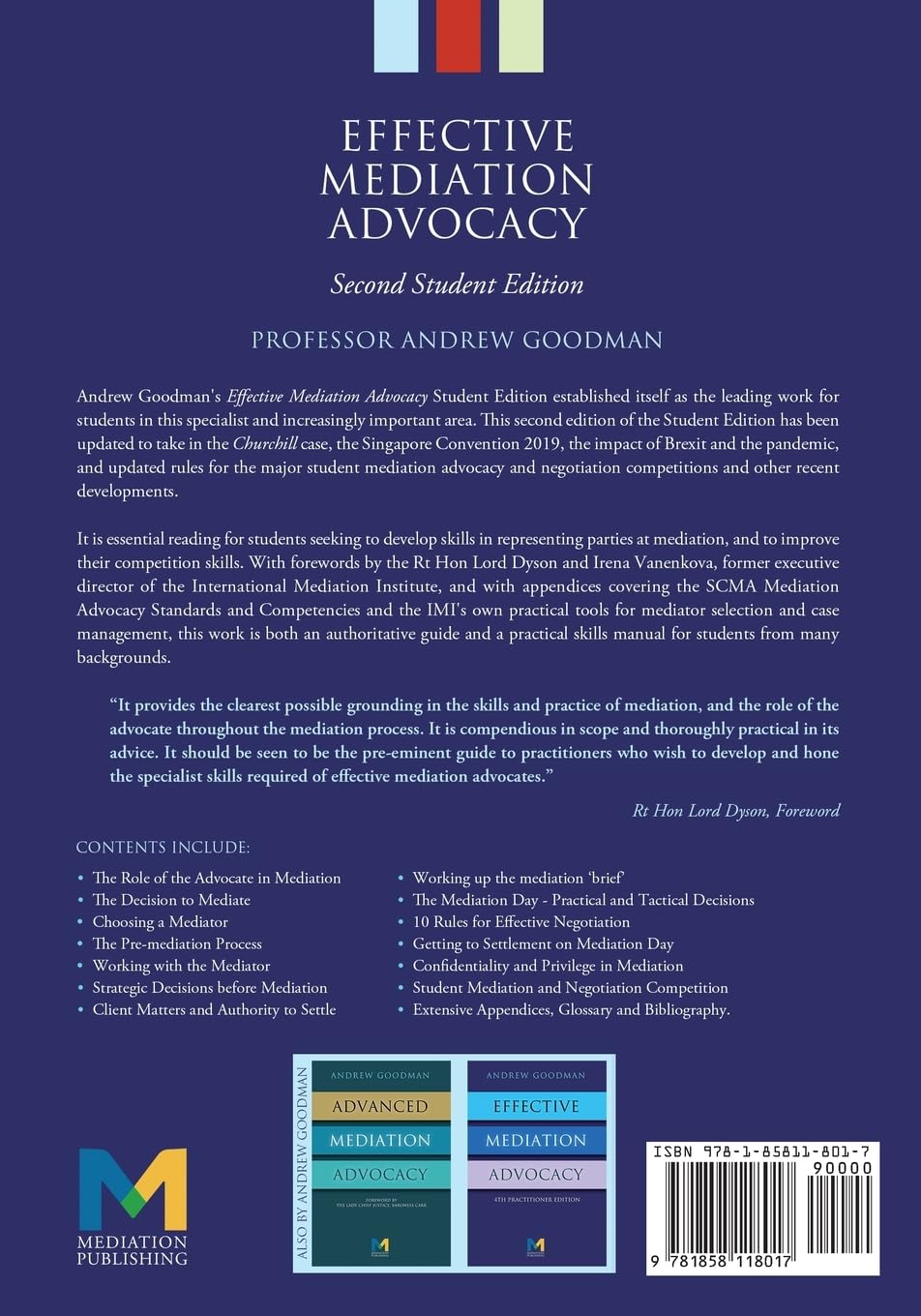 Effective Mediation Advocacy - Student Edition