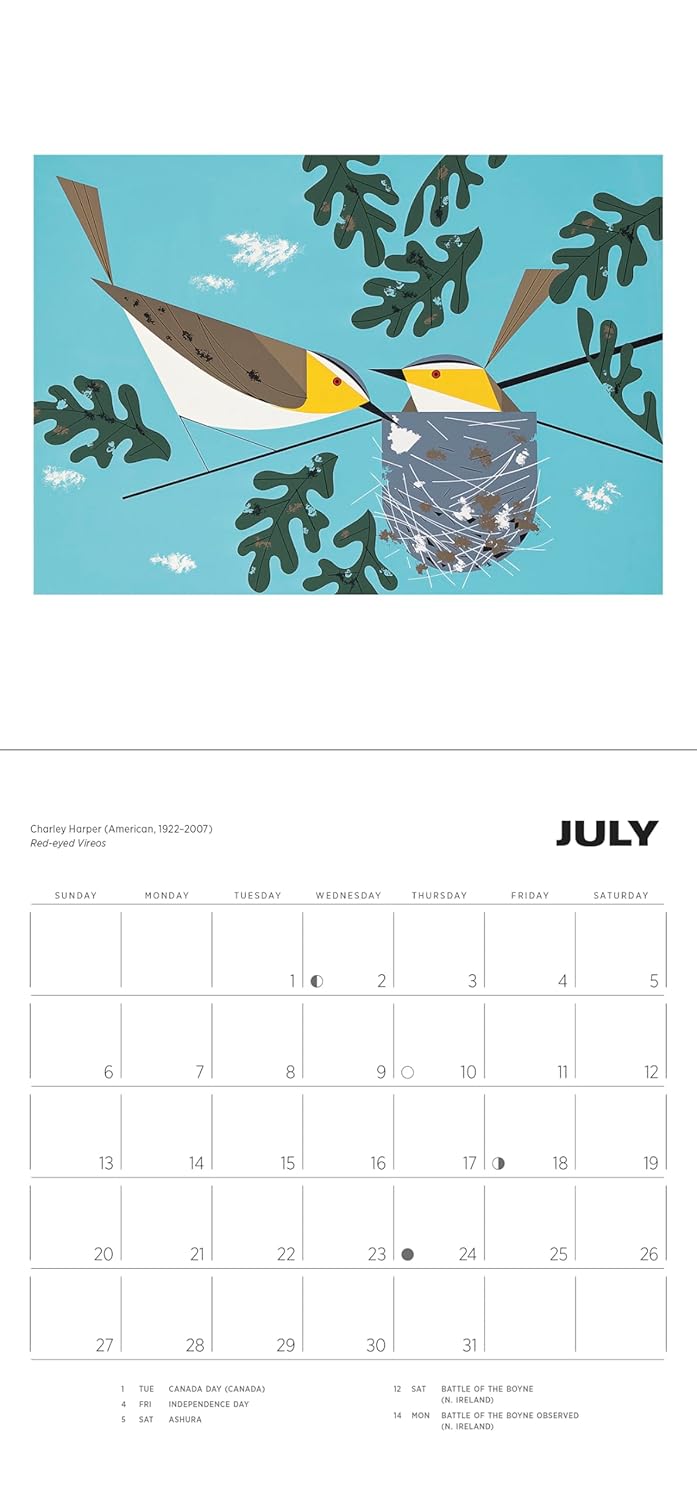 Charley Harper 2025 Mini Wall Calendar