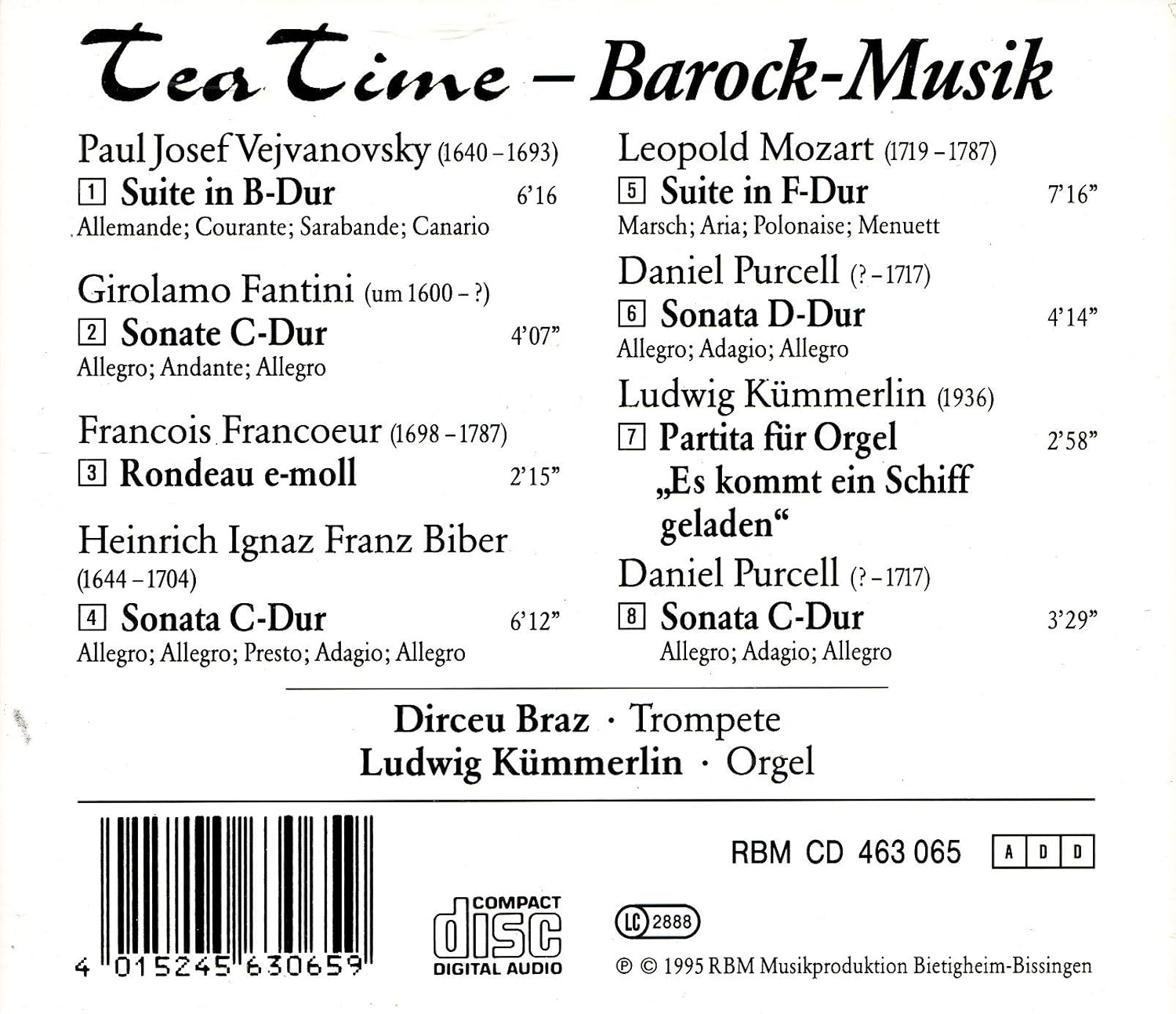 Bachtrompete Streicher Und Gitarre