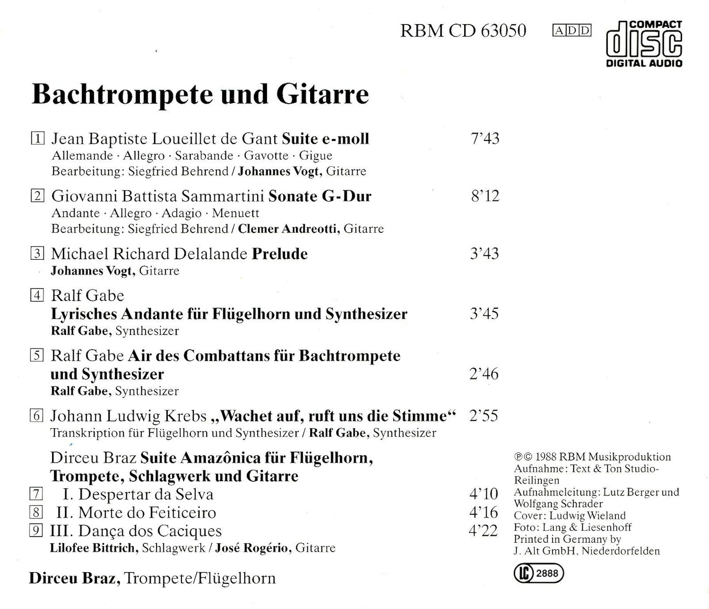 Bachtrompete Und Gitarre