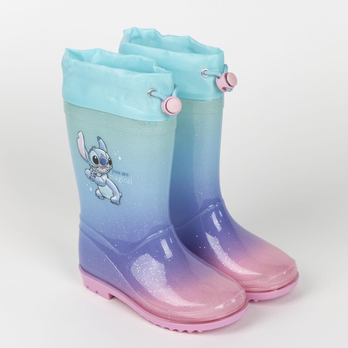 Children`S Water Boots Stitch Light Blue (Size: 27)