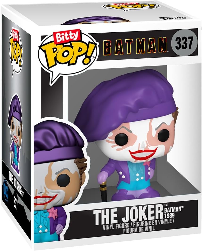 Funko Bitty Pop! Batman 85th Anniversary: Mini Collectible Toys 4-Pack - Two-Face™ - Batman Forever™, Batman™ - Forever, The Riddler™ - Batman Forever™, & Mystery Chase Figure (Styles May Vary