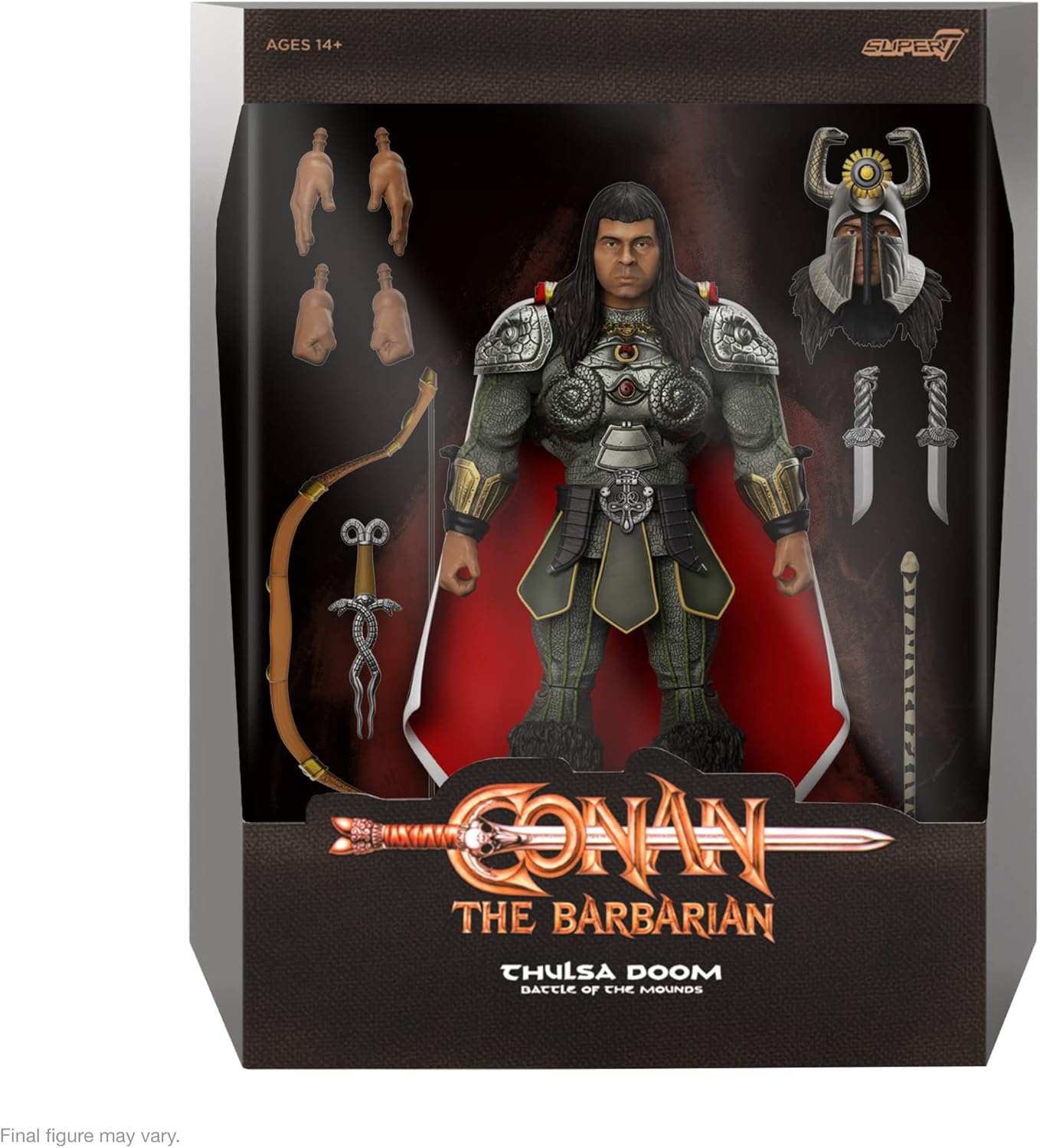 Super7 Conan The Barbarian Thulsa Doom Battle of The Mounds - ULTIMATES! 7 in Action Figure Thulsa Doom 7 in Figure