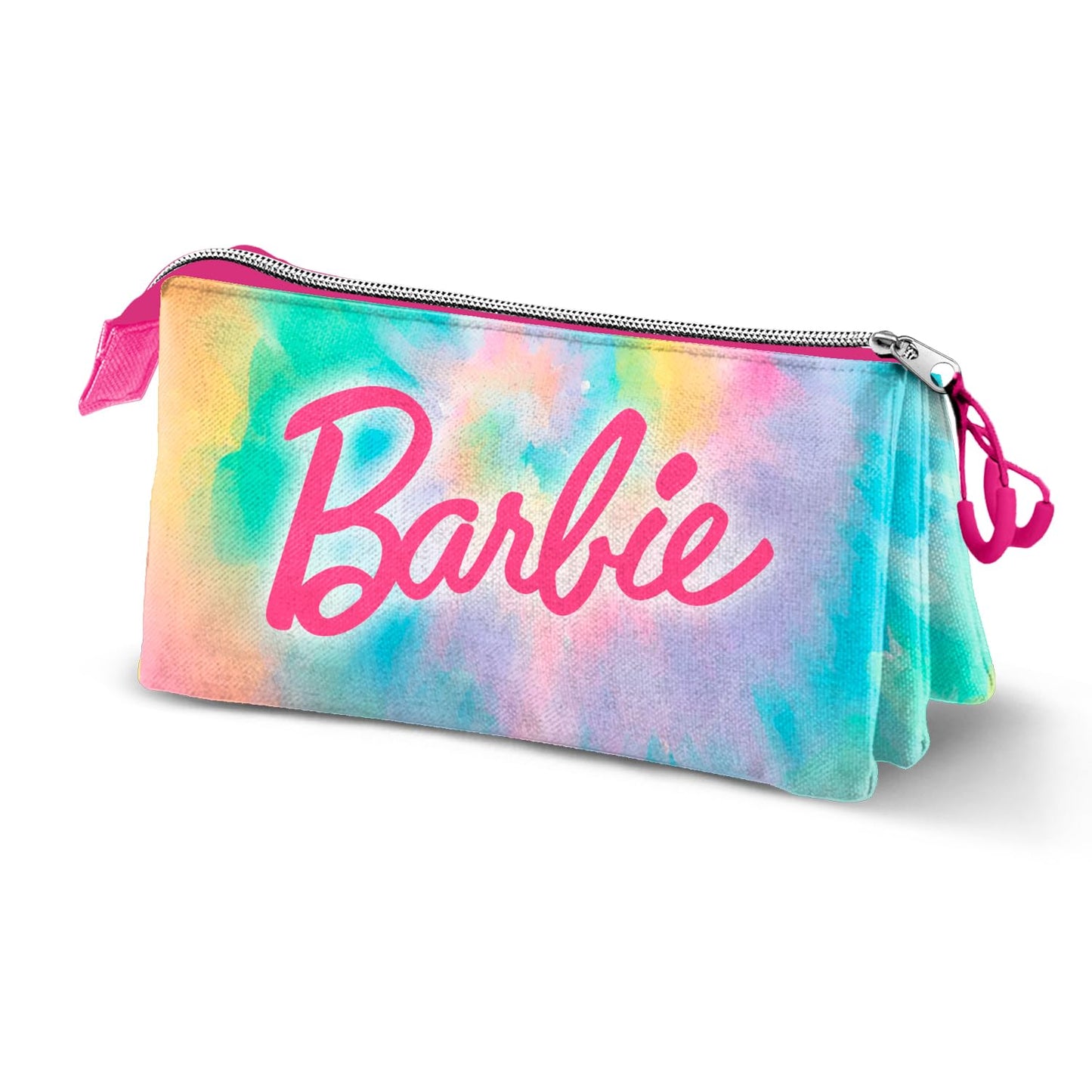 Barbie Tie Dye-Dreifach Federmäppchen, Mehrfarbig, 23 x 11 cm