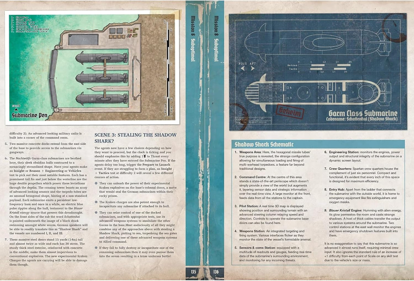 Modiphius Entertainment: Achtung! Cthulhu 2d20 - D-Day: The Darkest Day - Softcover RPG Book, Horror Campaign, Tabletop Role Playing Game