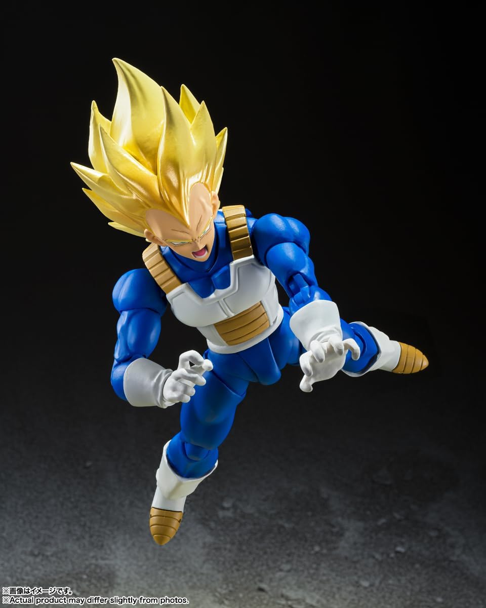 BANDAI TAMASHII NATIONS DRAGON BALL Z - Super Sayan Vegeta - Figurine S.H. Figuarts 14cm