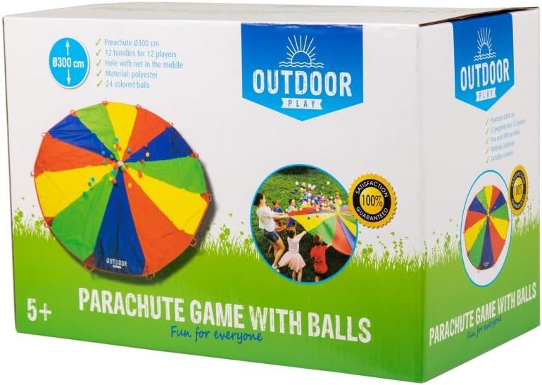 Outdoor Play Parachutedoek Met Ballen
