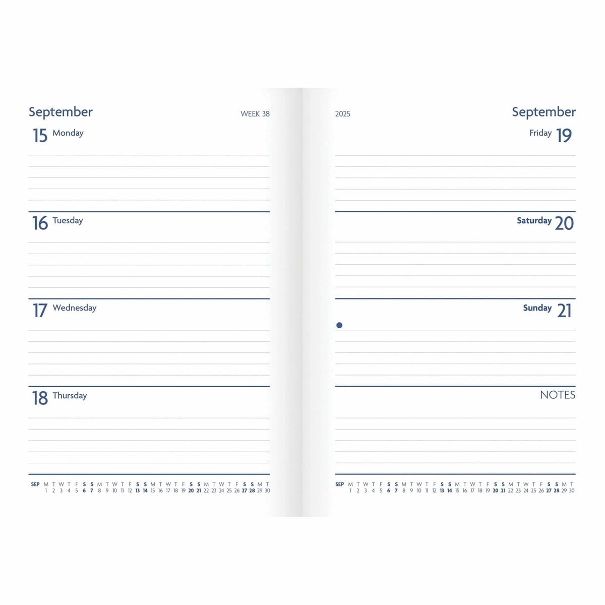 2025 Fashion Diary Purple Soft Touch A5 Diary