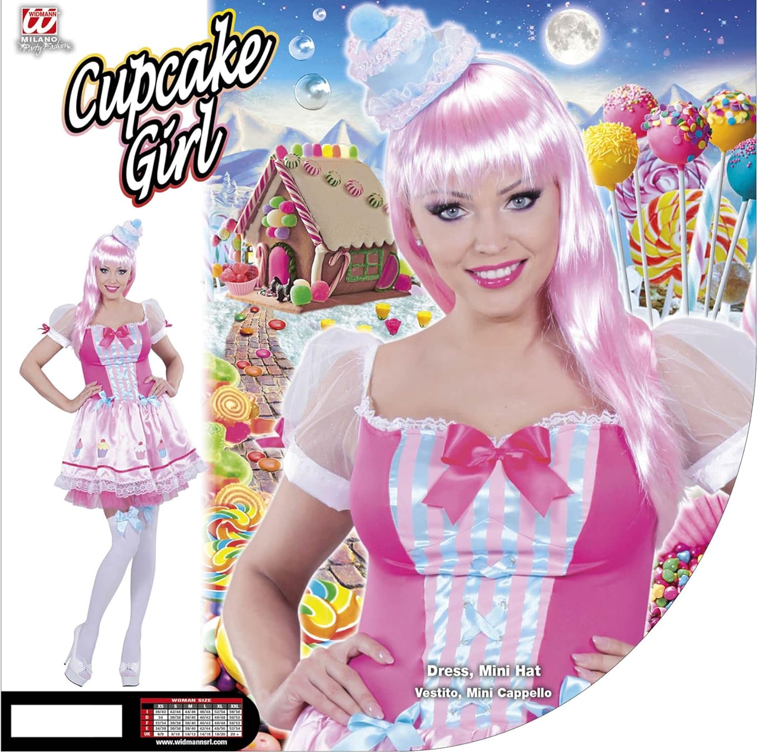 "CUPCAKE GIRL" (dress, mini hat) - (S)