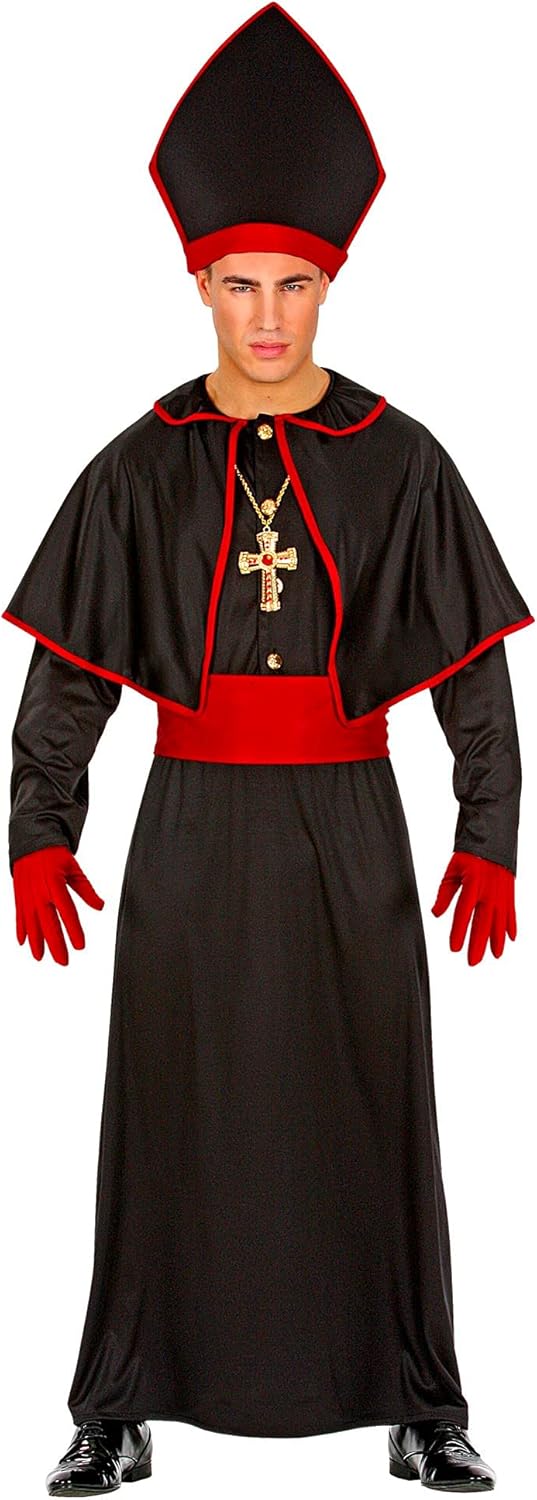 Widmann Men's 02639 Kostüm Bischof Bishop costume. L Black