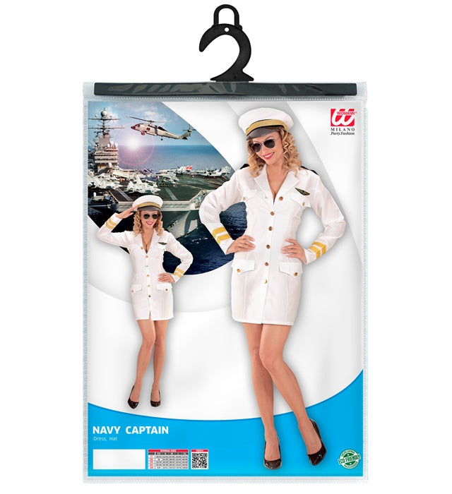 Widmann Navy Captain (Dress, Hat) (S) White