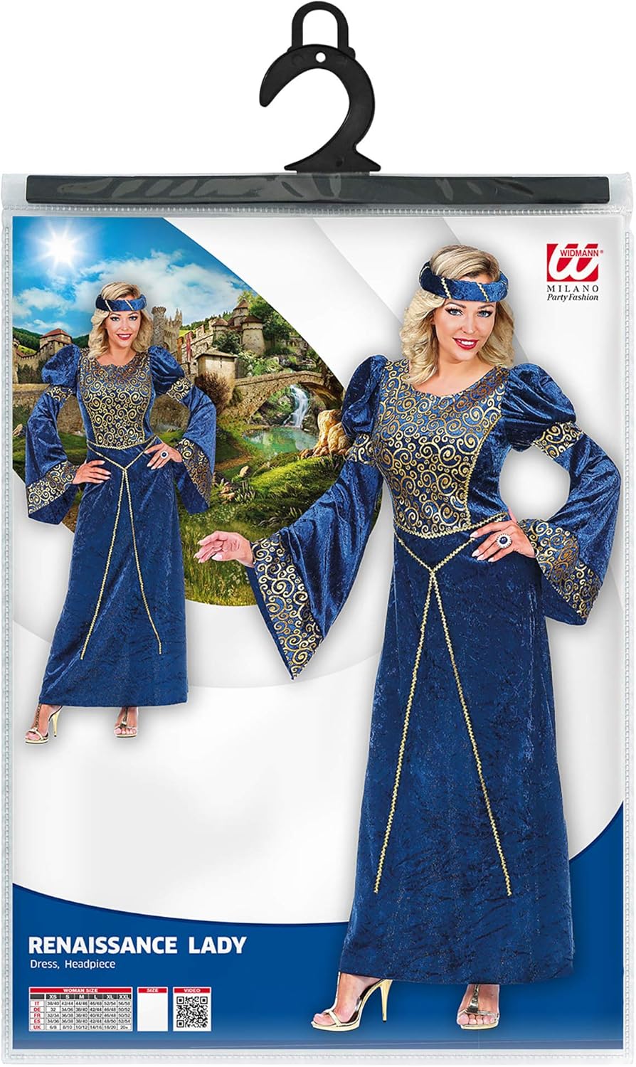 "RENAISSANCE LADY" (dress, headpiece) - (XL)