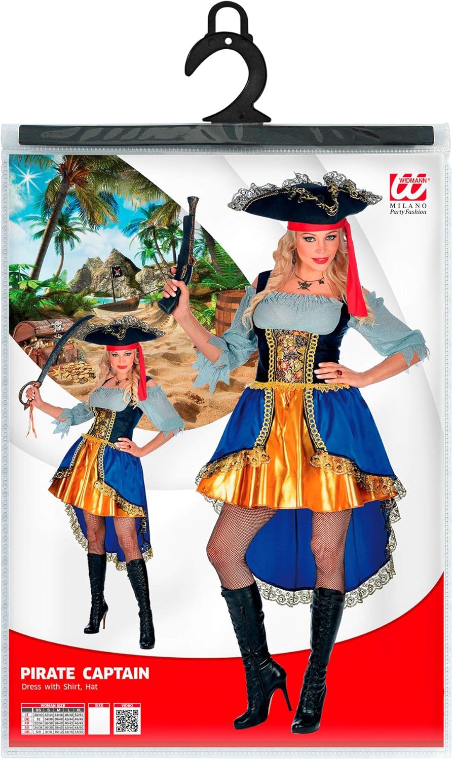 "PIRATE CAPTAIN" (dress with shirt, hat) - (S)