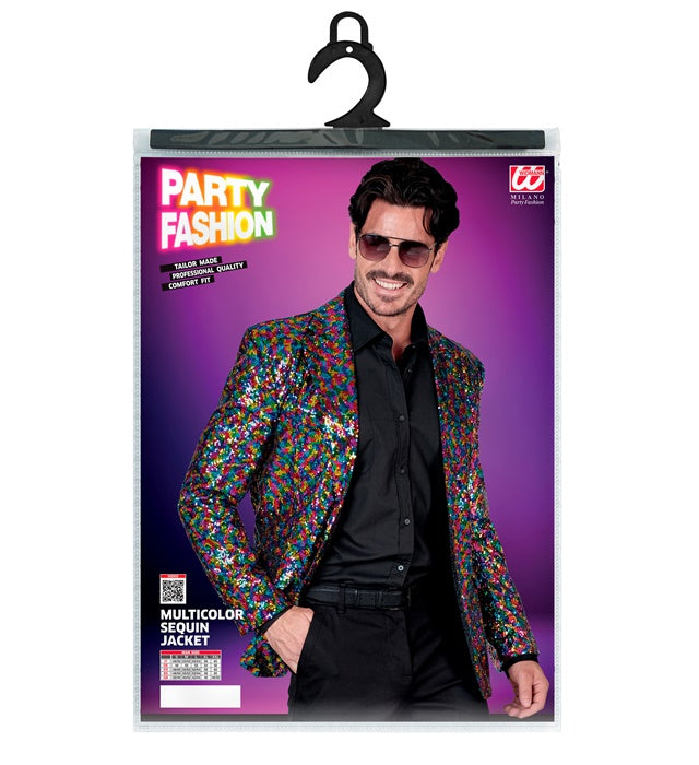 Widmann Party Fashion Jacket (Multicolor Sequin Jacket) (L) Different Colors