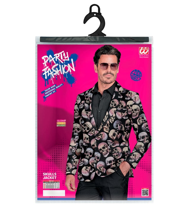 Widmann Skulls Party Fashion Jacket (Jacket) (M) Black