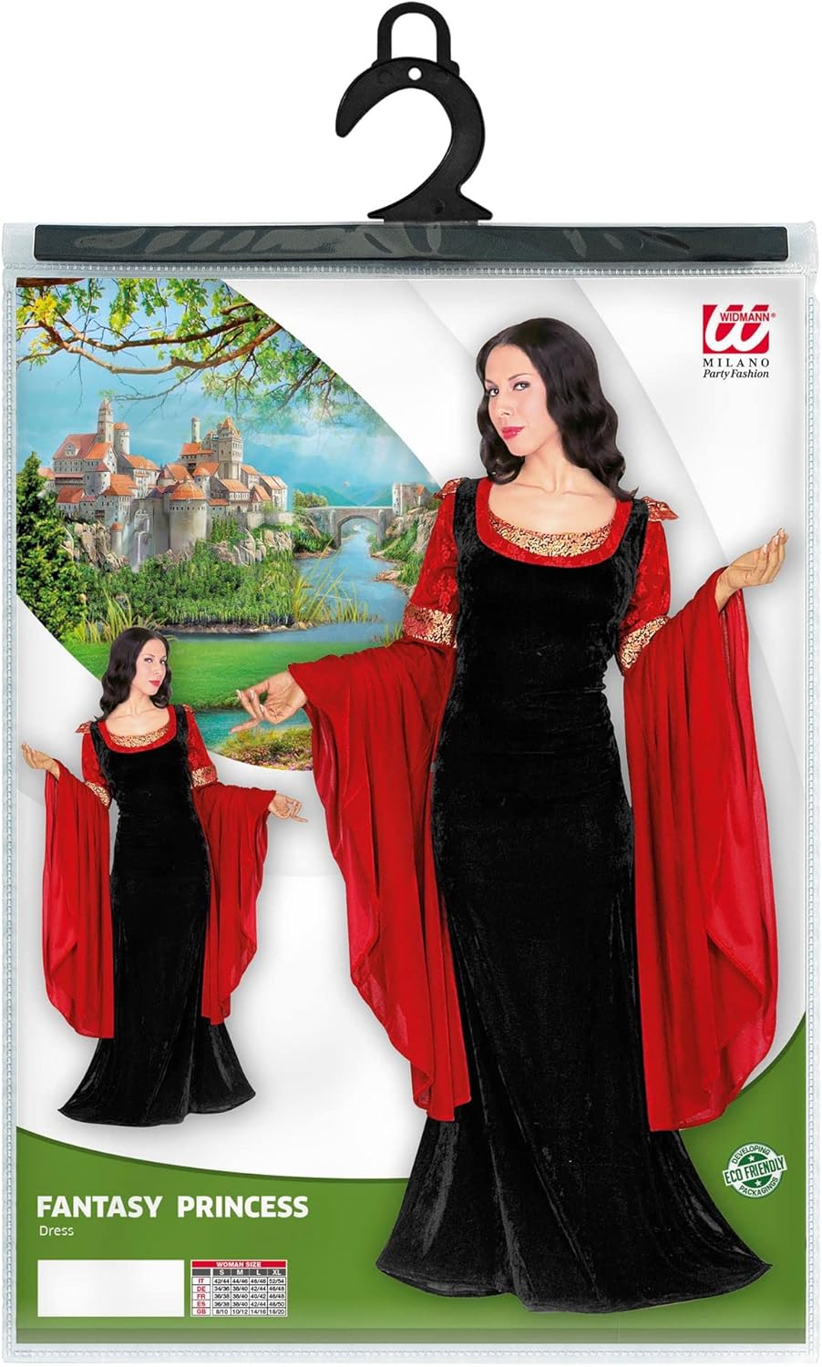 Ladies Fantasy Princess Costume Extra Large UK 18-20 for Medieval Royalty Fancy Dress