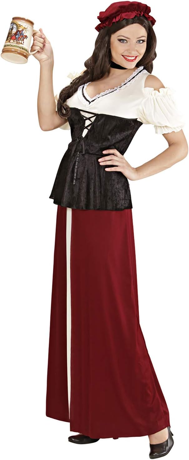 Ladies Tavern Wench Costume Extra Large UK 18-20 for Medieval Fancy Dress