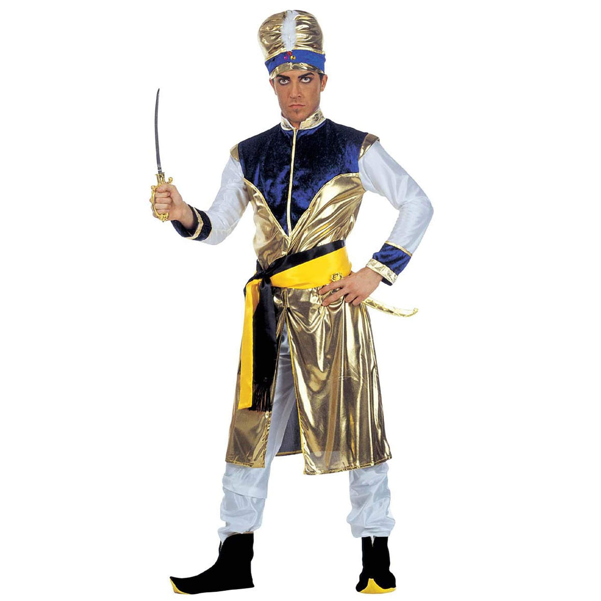 Mens Maharajah Mens Costume Medium UK 40/42" for Arab Middle East Indian India Fancy Dress