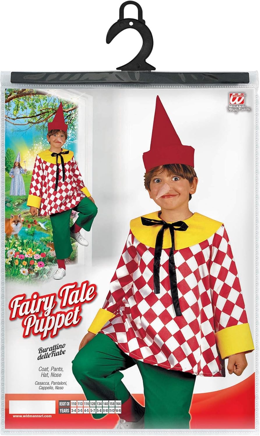 Widmann Puppet Costume 8-10 Years (140 cm) Multi-coloured