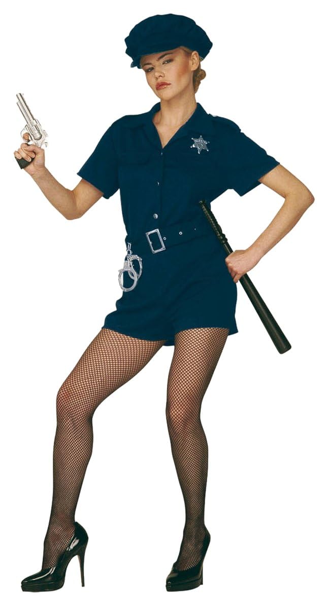 Ladies Cop Lady Costume Large UK 14-16 for Police Policewoman Fancy Dress