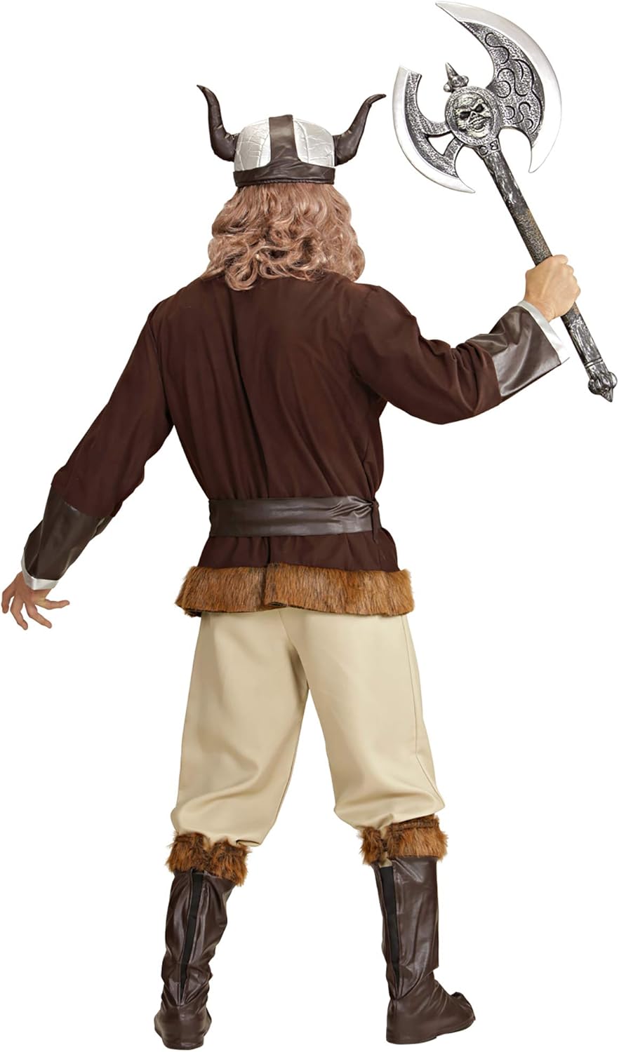 Mens Viking Velkan Costume Small UK 38/40" for Toga Party Rome Sparticus Fancy Dress