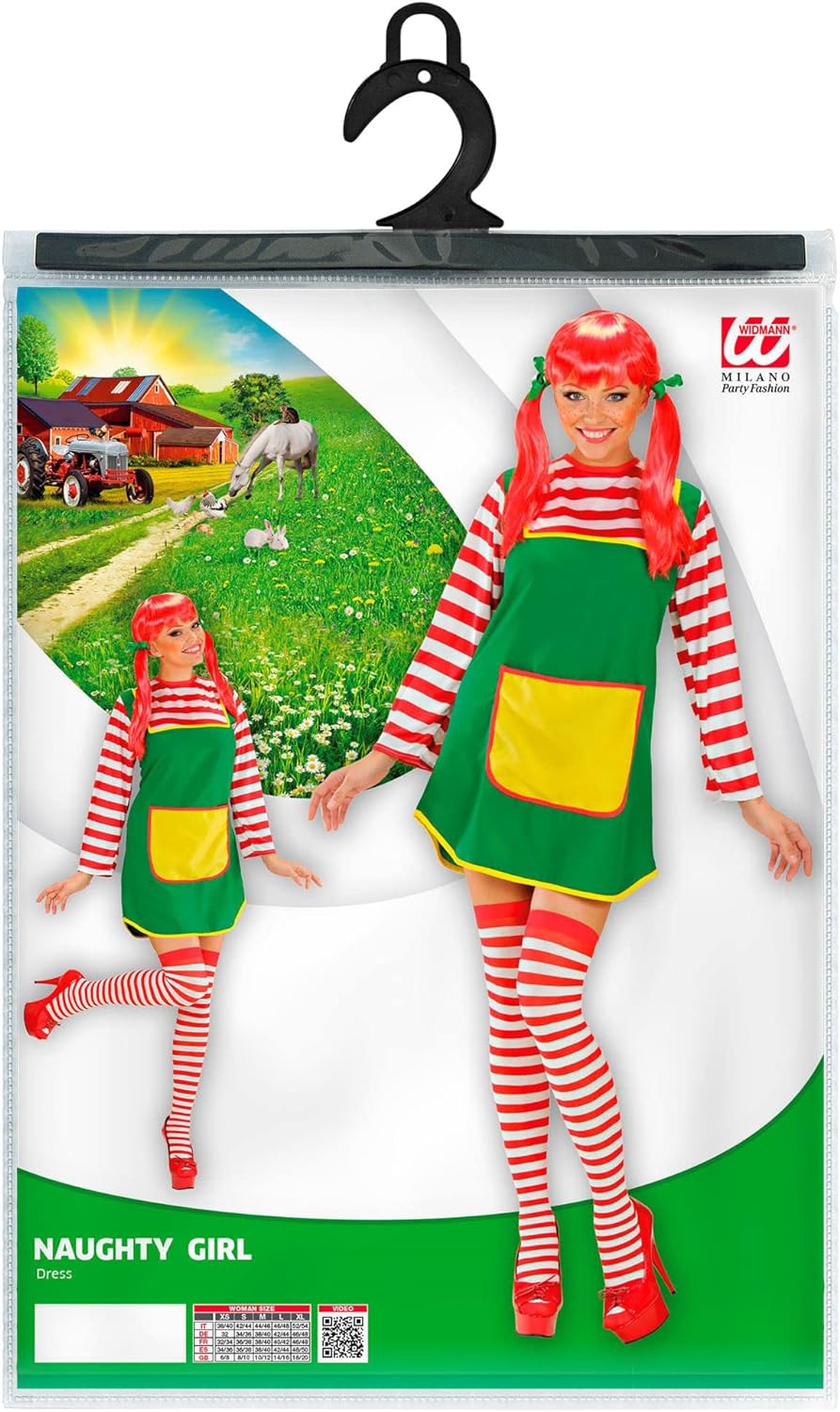 Widmann - Naughty Girl Fancy Dress Costume Naughty Girl Theme Party Carnival
