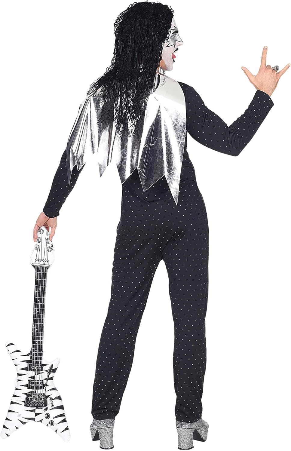 "HEAVY METAL ROCK STAR" (overalls, cape) - (L)