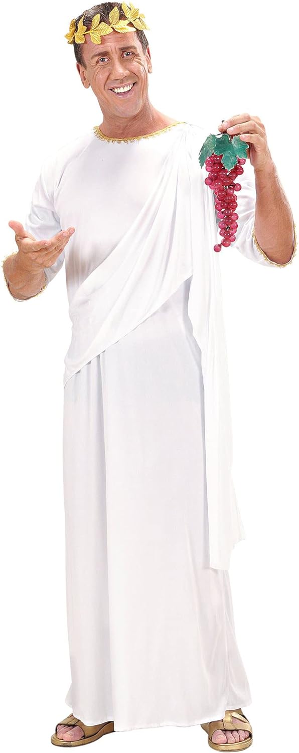 Widmann 71791 Unisex Toga Fancy Dress Costume ? White