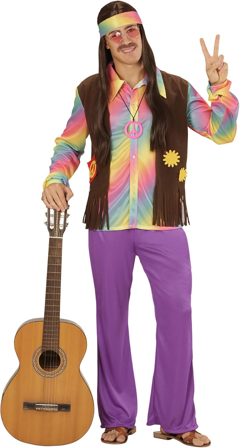Widmann 11008270 Carnival Costume, Purple, M