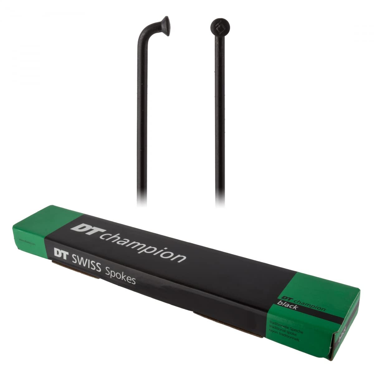 DT Swiss Champion black spokes 14g = 2mm box 100, 248 mm