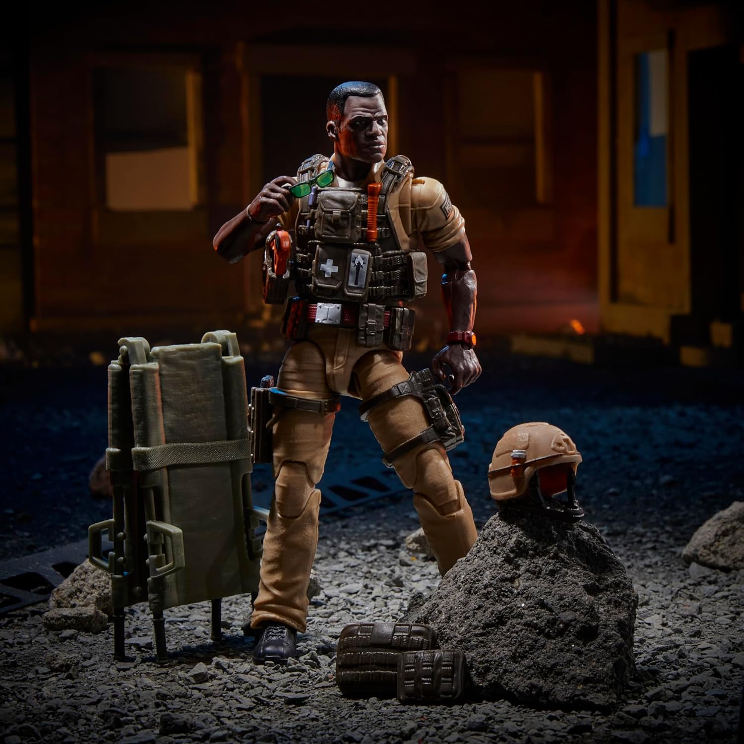 G.I. Joe Classified Series #122, Carl Doc Greer, Collectible 6-Inch Action Figure with 7 Accessories