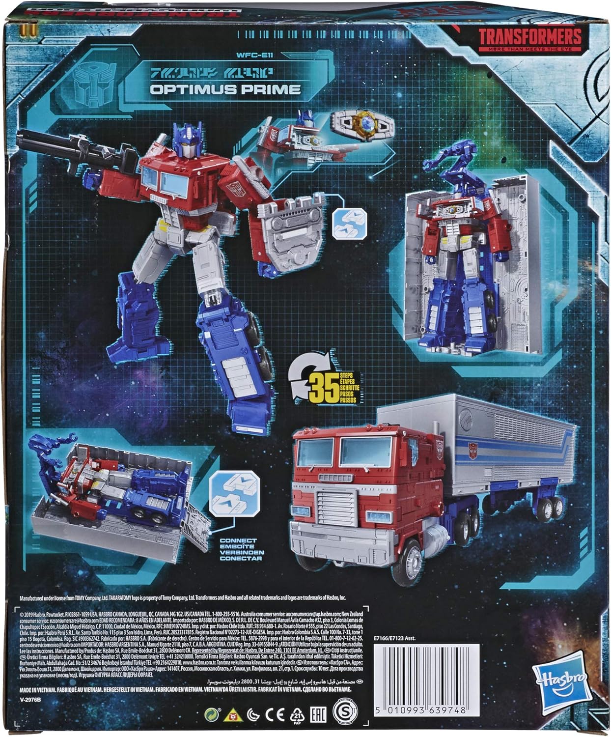 Transformers Toys Generations War for Cybertron: Earthrise Leader WFC-E11 Optimus Prime Action Figure - Kids Ages 8 and Up, 7-inch