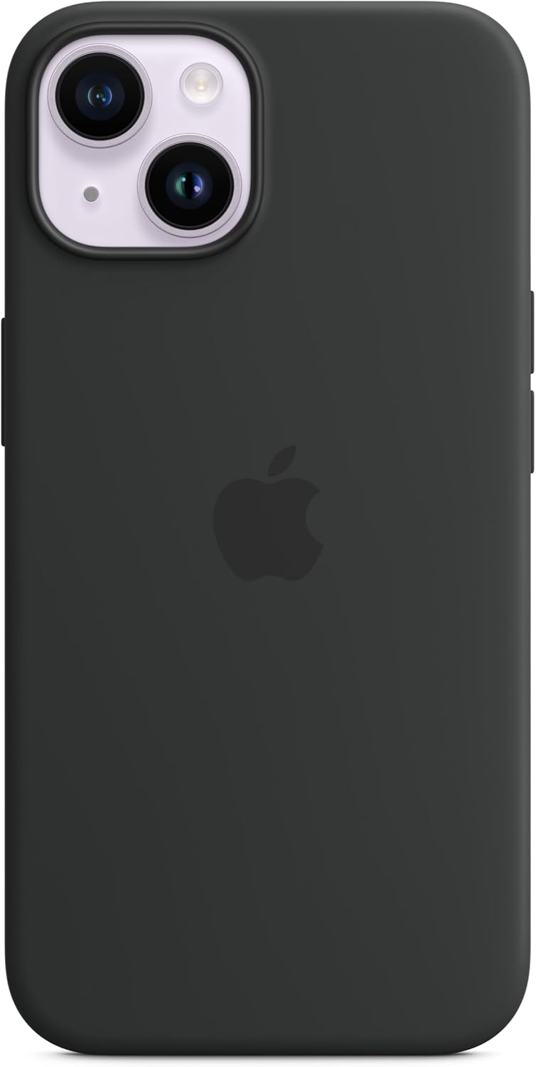 Apple - Back Cover For Mobile Phone - Magsafe Compatibility - Silicone - Midnight - For Iphone 14
