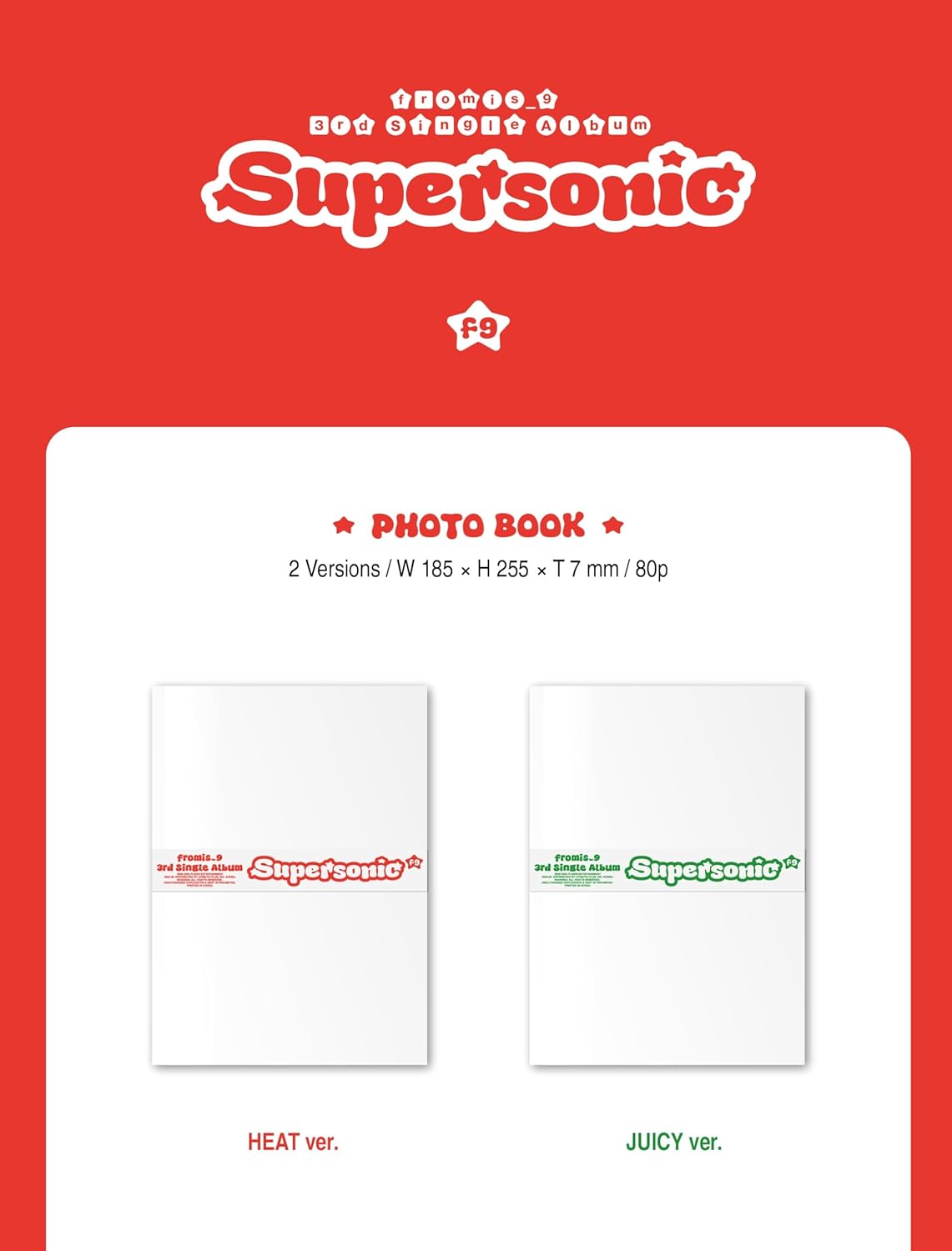 Supersonic - incl. Photobook, Lyric Card, Sticker, 2 Photocards