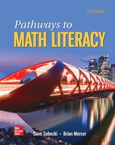 Pathways to Math Literacy (Looseleaf)