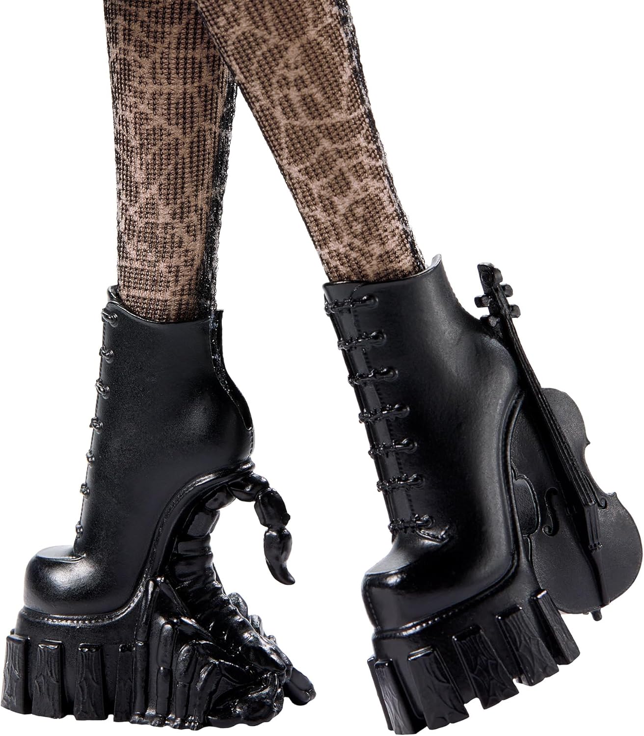 Monster High Wednesday Doll and Accessories, Wednesday Addams Collectible in Nevermore Academy Uniform with Thing and Backpack, Doll Stand