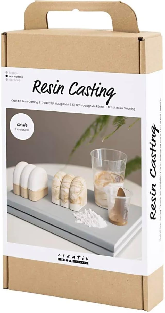 Craft Kit Resin Casting - Sculpture - Beige - Off White - 1 Pack