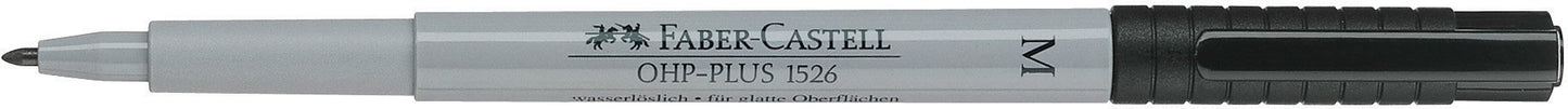 Faber-Castell Multimark Non-Permanent Medium Marker - Black (Box of 10
