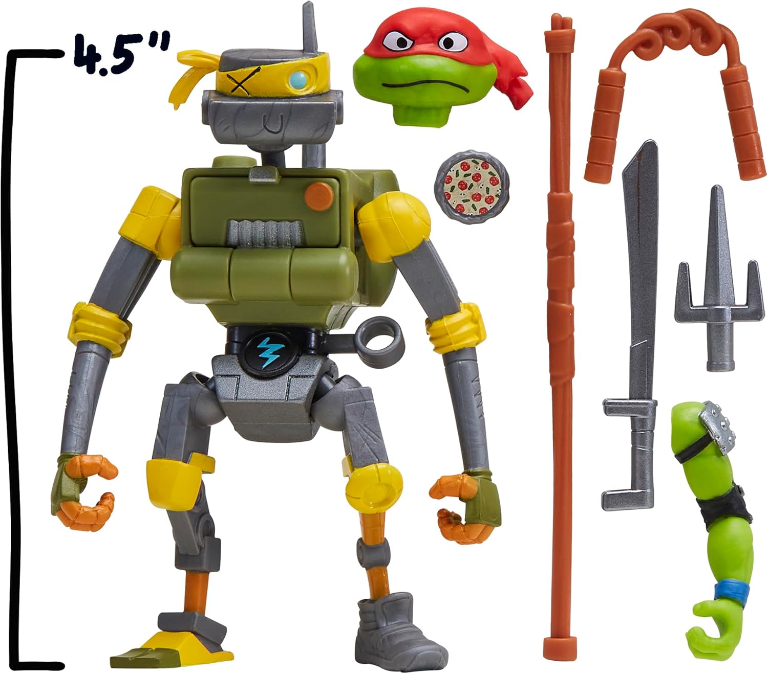 Tales of Teenage Mutant Ninja Turtles: Mutations Mix and Match 4.5-Inch Metalhead Action Figure