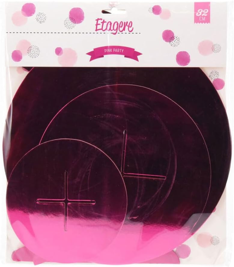 Etagere Karton 3 Laags Roze