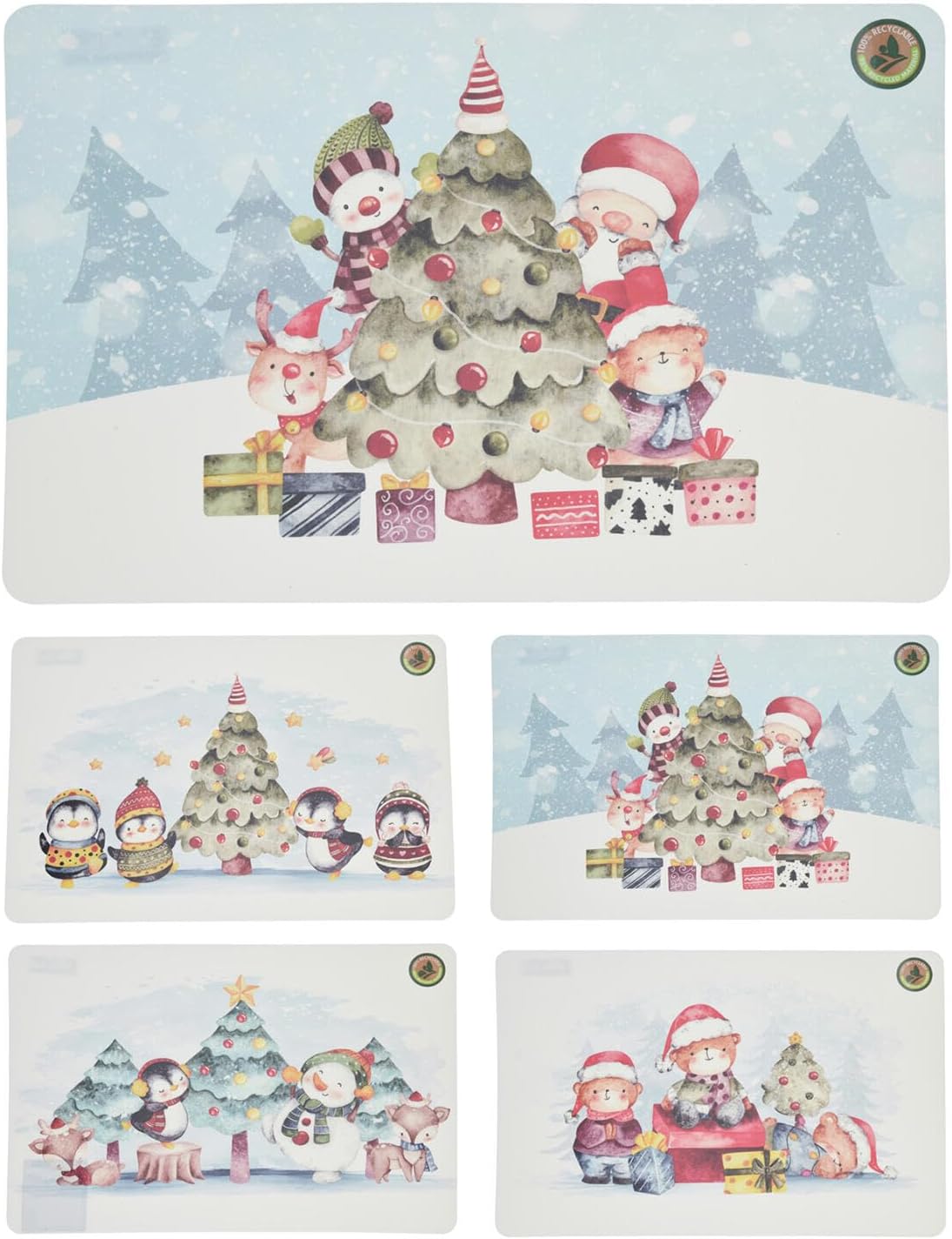 Placemat Kerst Design