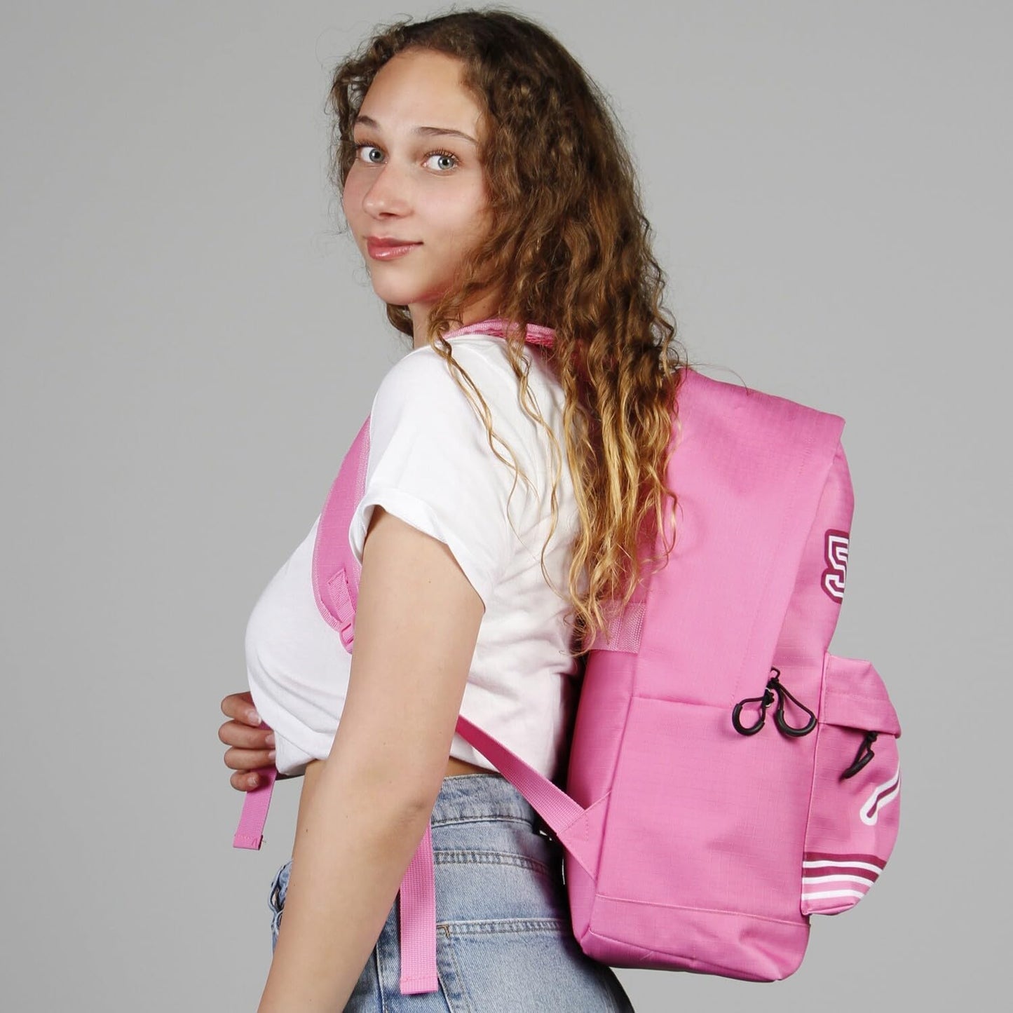 Barbie Varsity-Fan HS Rucksack 2.2, Rosa, 31 x 44 cm, Kapazität 24 L