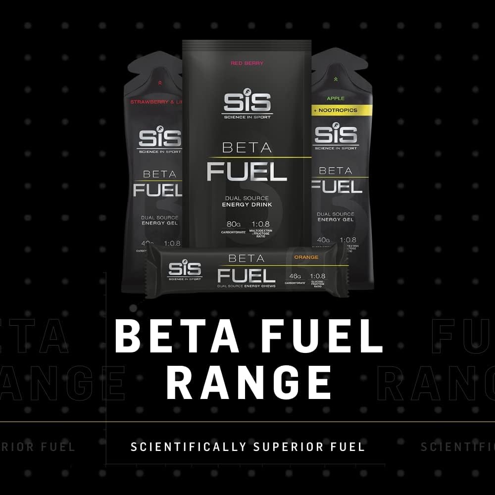 BETA Fuel energy drink powder - box of 15 sachets - orange