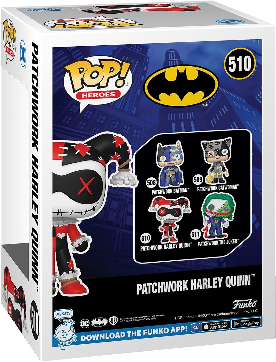 Funko Pop! Animation: Patchwork - Harley Quinn - DC Comics - Figura in Vinile da Collezione - Idea Regalo - Merchandising Ufficiale - Giocattoli per Bambini e Adulti - Comic Books Fans