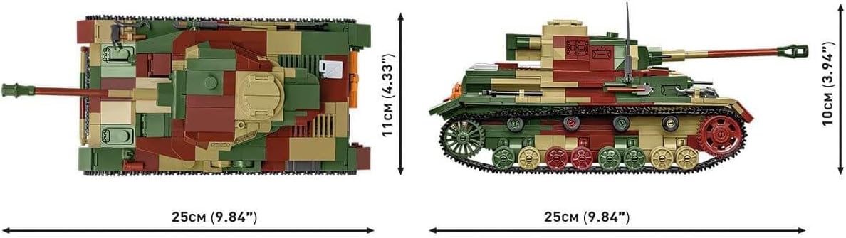 Cobi - World War II - Panzer IV Ausf.G 1000 pcs - (Not For Sale In Hungary) /Toys