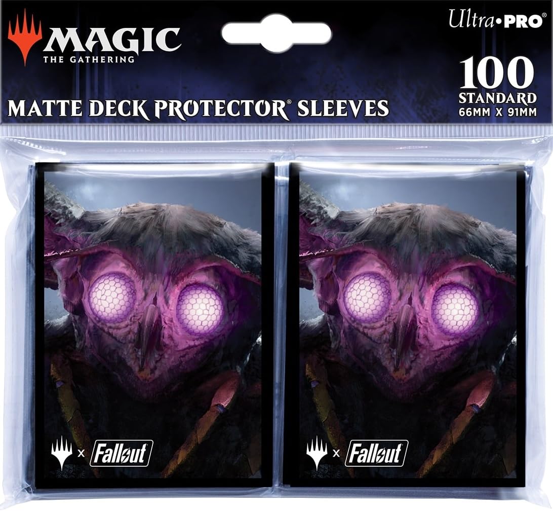 Ultra PRO - Fallout 100ct Deck Protector® Sleeves - The Wise Mothman - for Magic: The Gathering, Exclusive Protective Collectible Trading Card Game Artwork Sleeves Pack